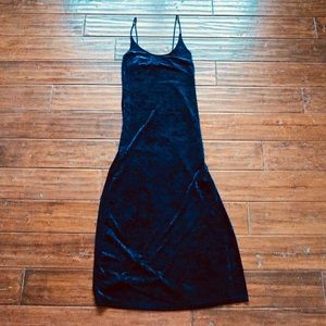 Blue Velvet dress.